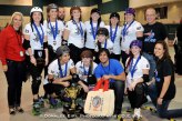 Champion Oly Rollers with the Seltzer Cup. Photo by D. E. SIGN